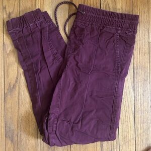 Aeropostale Burgundy Joggers
